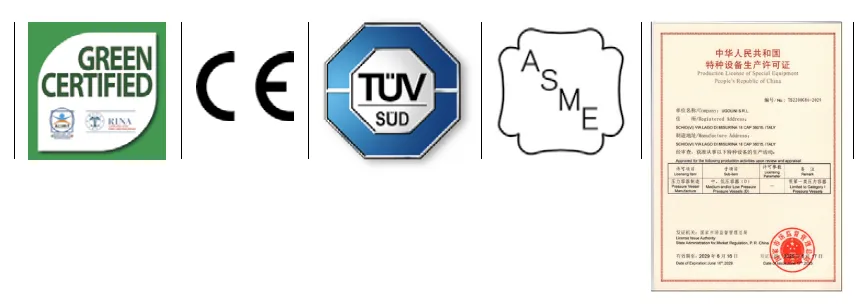 certificazioni internazionali Ugolini